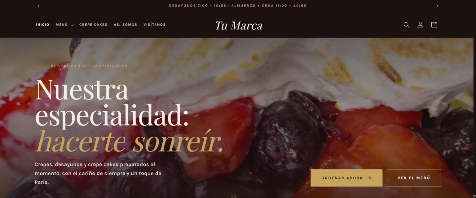 Restaurante de crepes