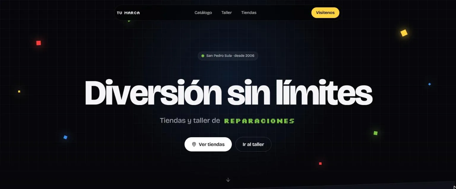 Tienda y taller de videojuegos